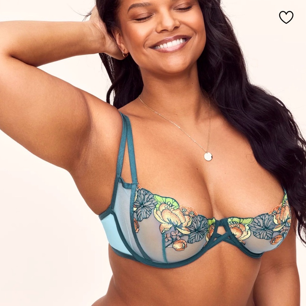 Adore Me Jayda Unlined Lace Balconette Bra Size 42H